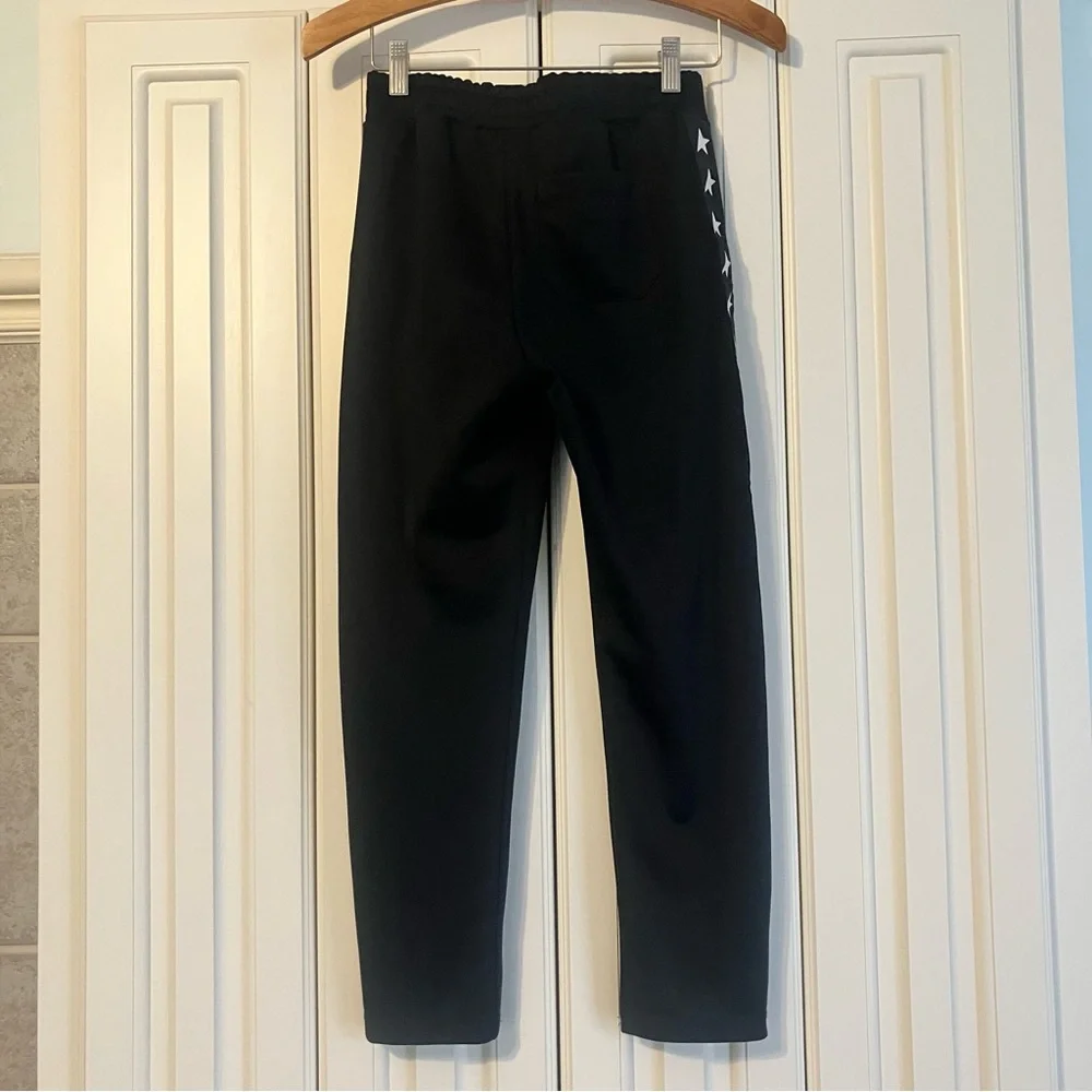 Golden‎ Goose Black Pleated Pull On Star Pants Size 10